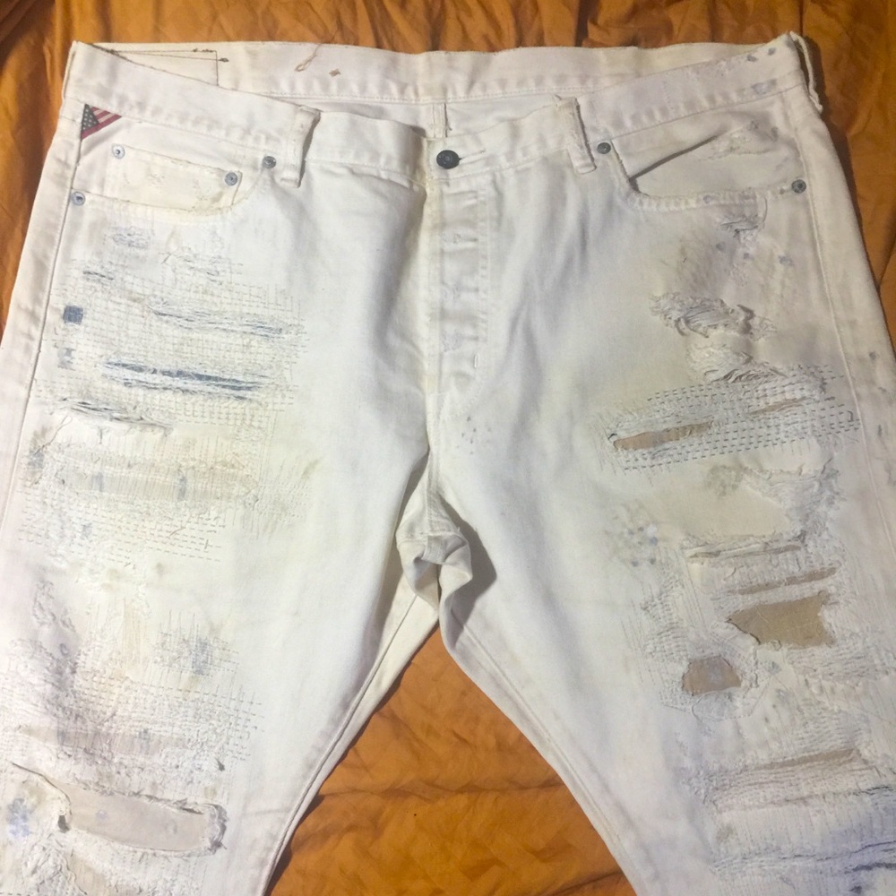 🔥RL Denim & Supply distressed jeans discontinued